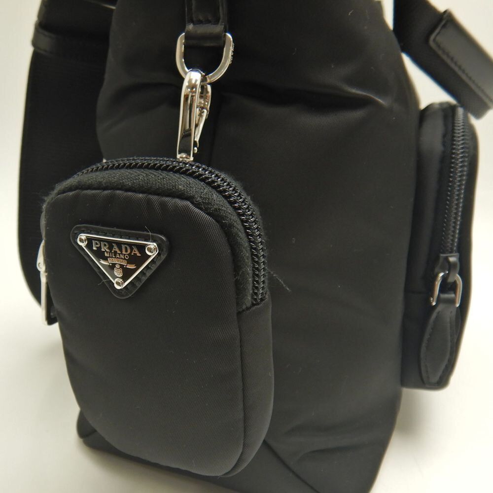PRADA 1BG354 Padded Nylon Tote Bag, Women's, 253555 - Picture 7 of 10
